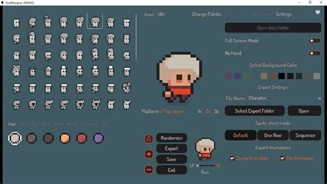 8bit game maker|8 bit character creator.